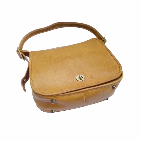 COPY - Vintage leather coach bag - Picture 6 of 10